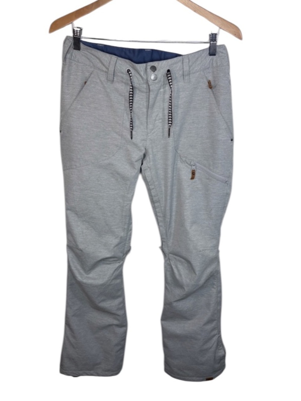 Roxy Dry Flight Grey Ski Snow Pants Women Size M BLEMISH